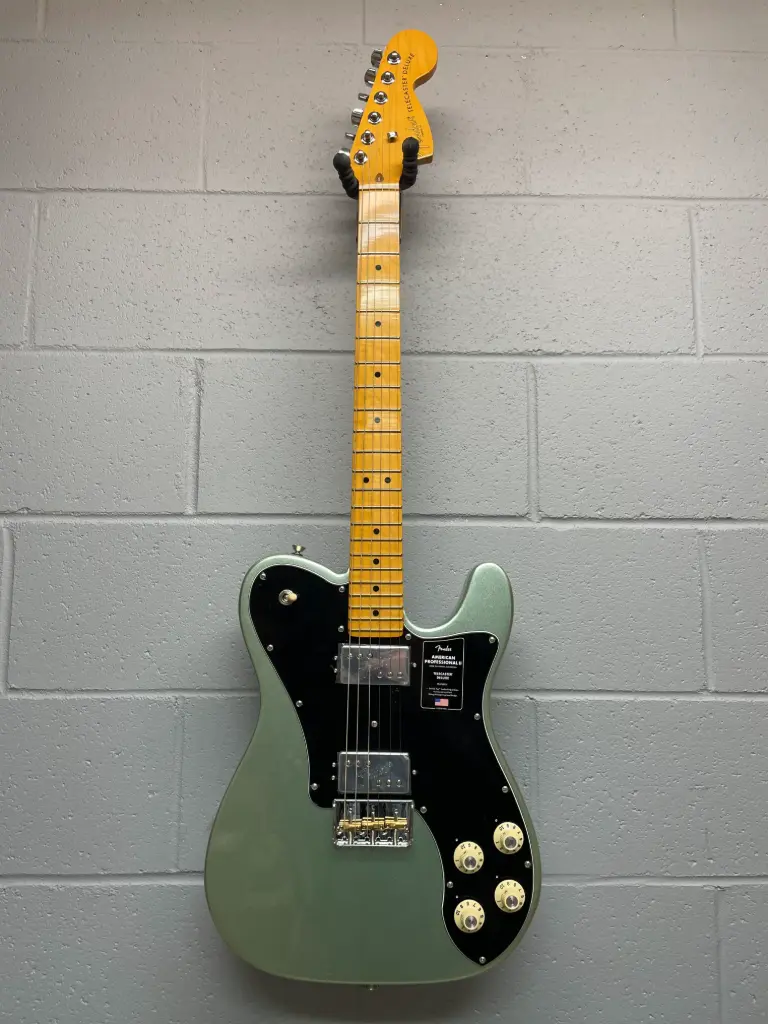 Fender American Pro II Tele Deluxe - Electric Guitar - Mystic Surf Green