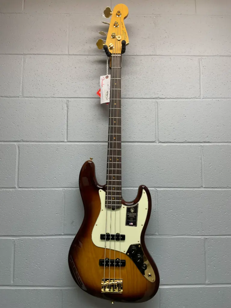 Fender Jazz Bass - 75e Anniversaire - Bourbon Burst