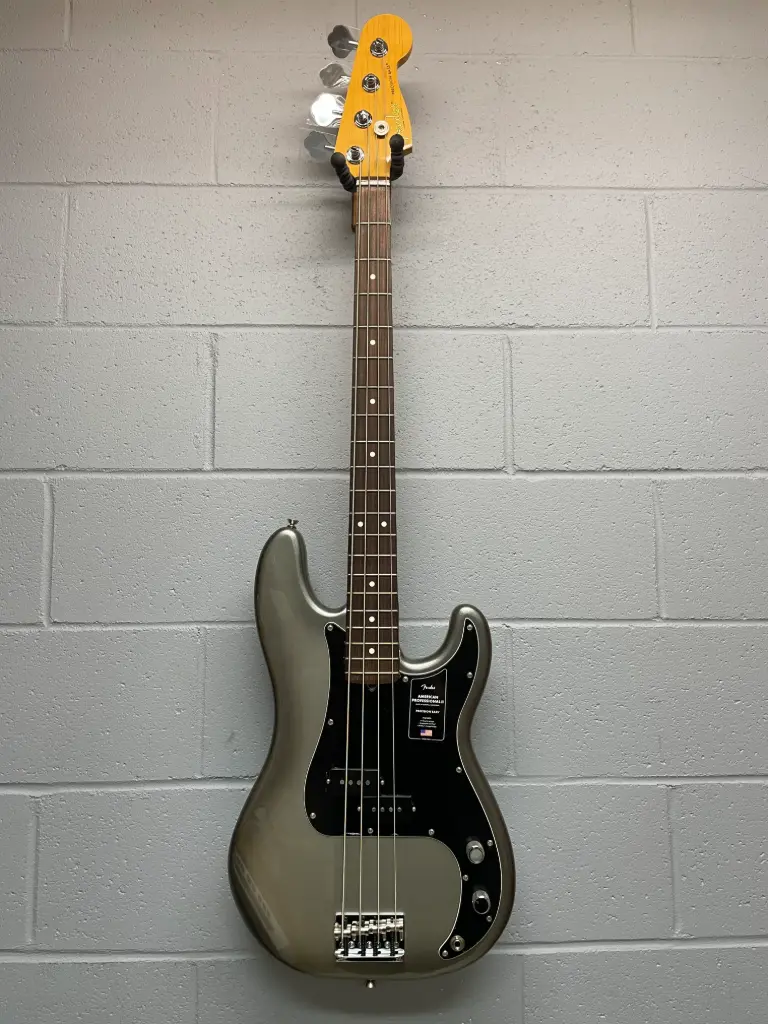Fender American Pro II P Bass - Basse Électrique - Mercury