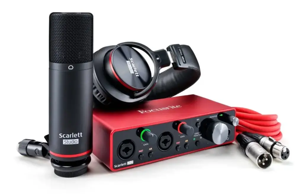 Focusrite Scarlett 2i2 Studio 4th Gen - Ensemble d'Enregistrement