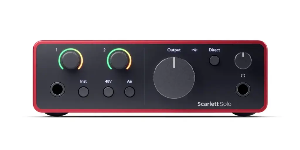 Focusrite Scarlett Solo 4th Gen - Interface Audio - Enregistrement Pro