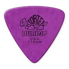 Dunlop 431R1.14 - Plectres Triangulaires 1.14mm - Paquet de 6