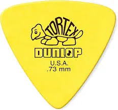 Dunlop 431R73 - Plectres Triangulaires 0.73mm (Paquet de 6)