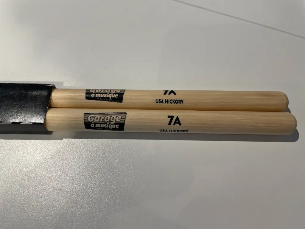 GAM CI-7A - Baguettes de Batterie 7A - Précision et Confort