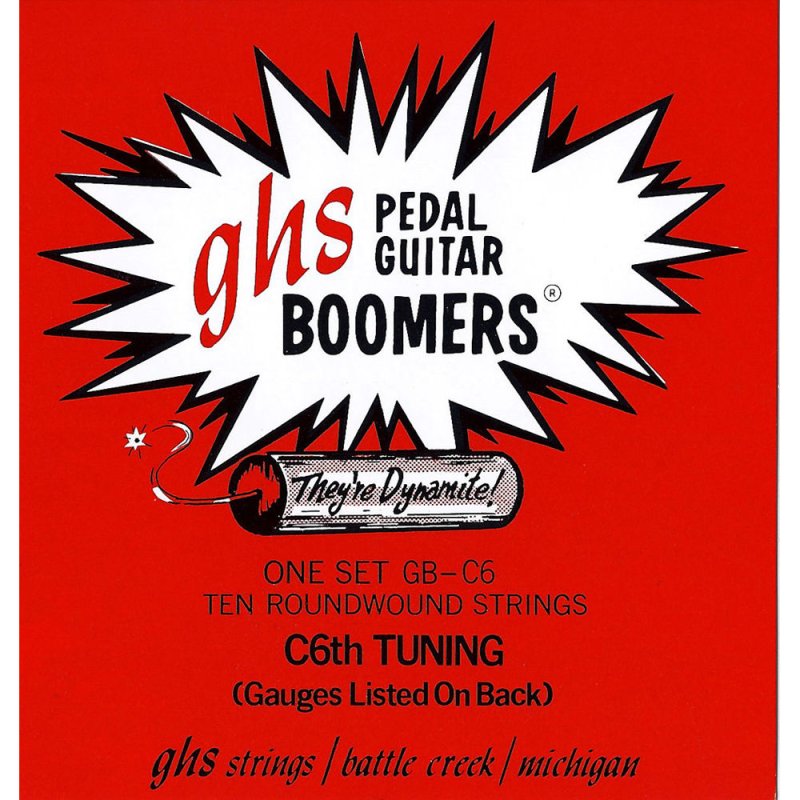 GHS GB-C6 - Cordes de Pedal Steel - Effets Dynamiques
