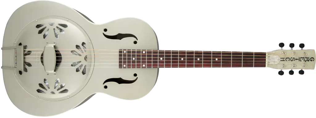 Gretsch G9201 Honey Dipper - Guitare à résonateur Corps en Laiton