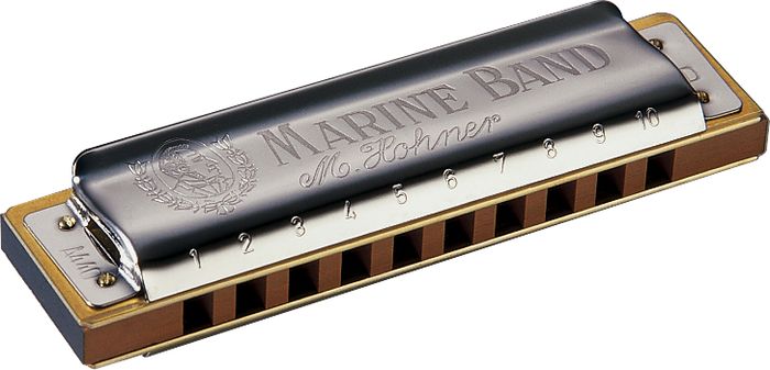 Hohner Marine Band MBAND-C - Harmonica Diatonique - Instrument de Musique