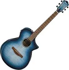 Ibanez AEWC400IBB - Guitare Électro-Acoustique - Bleu Indigo