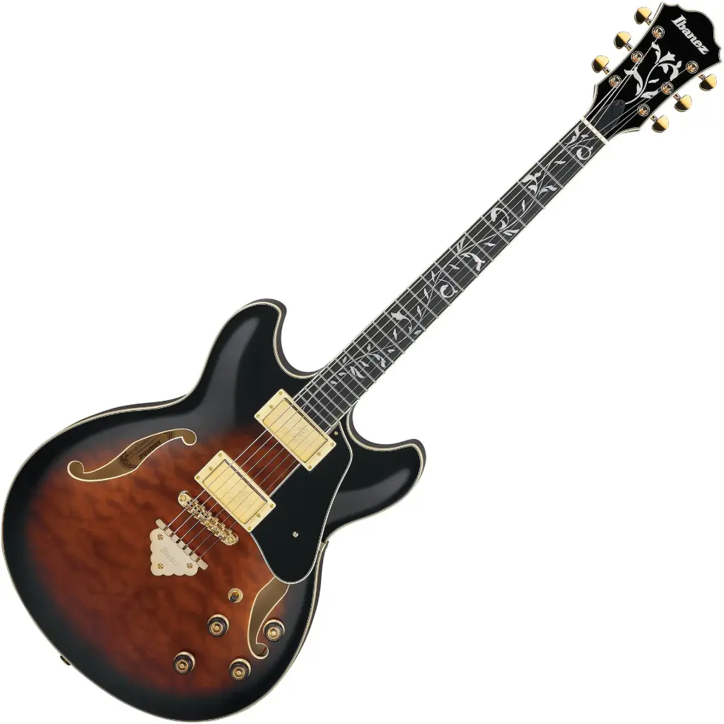 Ibanez AS93QMSPDBS - Guitare Semi-Hollow - Expression musicale