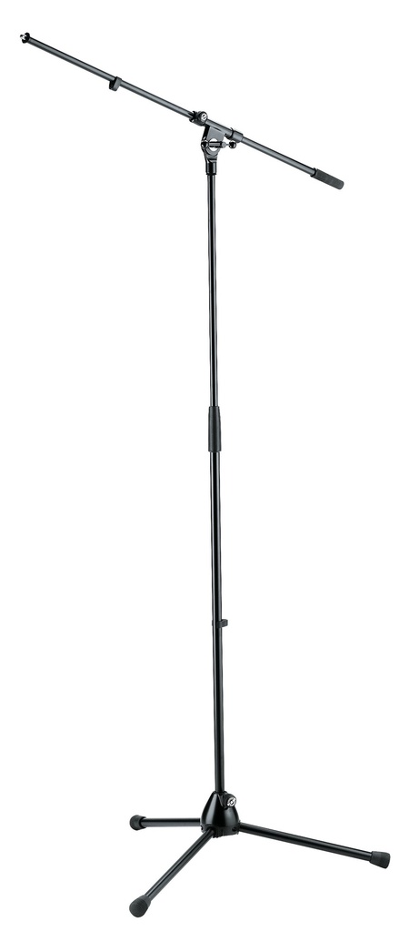 K&M TREPIED BOOM 1 SEC 800MM T-BAR NOIR