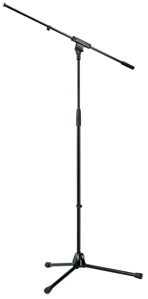 K&M 210-6 Black - Trépied Microphone - Support Studio