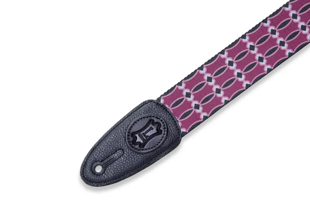Levy's LMPLL-001 - Courroie Guitare 2'' Sublimation Logo - Noir