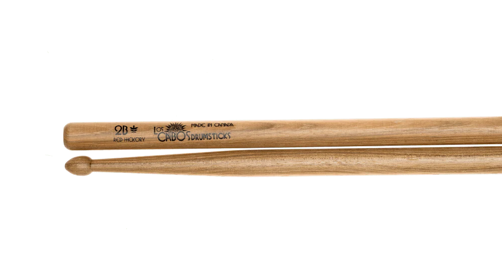 Los Cabos LCD2BRH - Baguette Batterie 2B Red Hickory