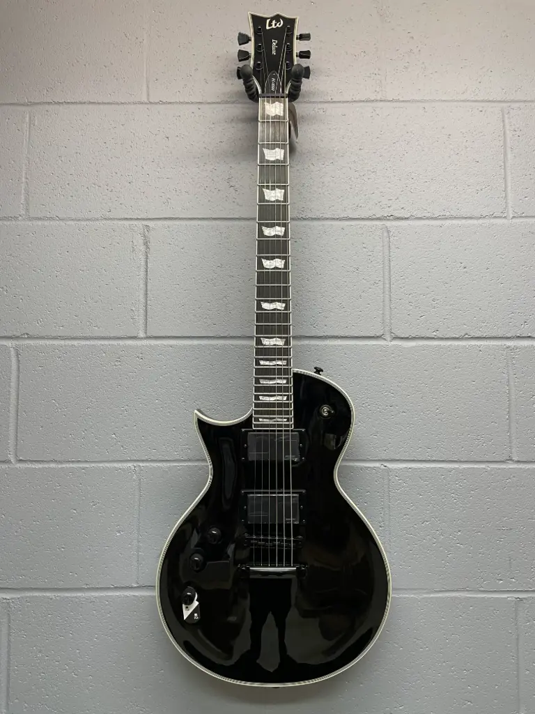 LTD LEC1000SBLKFLH - Guitare Électrique Gaucher Noir