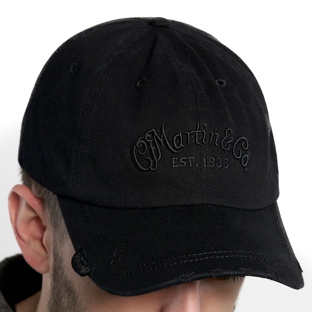 Martin Casquette Noir - Accessoire - Mode Musicien