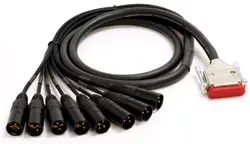 MOGAMI GOLD DB25-XLRM 10'