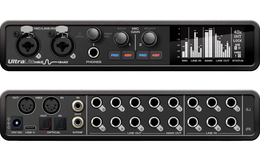 MOTU UltraLite MK5 - Interface Audio - Performance Studio