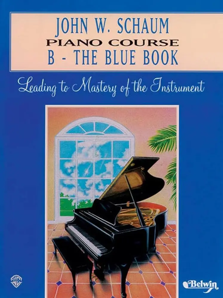 LIVRE METH PIANO - SCHAUM B (BLEU)