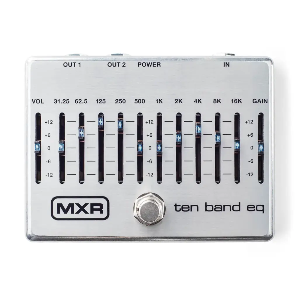 MXR M108S - Pédale D'Égalisateur à 10 bandes - Égalisation Précise