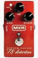 MXR M78 - Pédale de Distortion Custom Badass '78