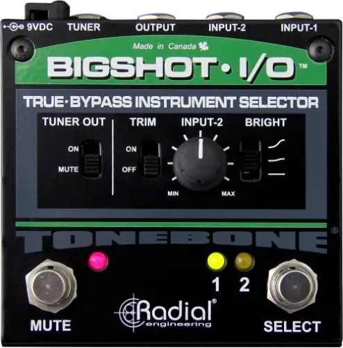 Radial Bigshot I/O - Signal Selector - Input Change