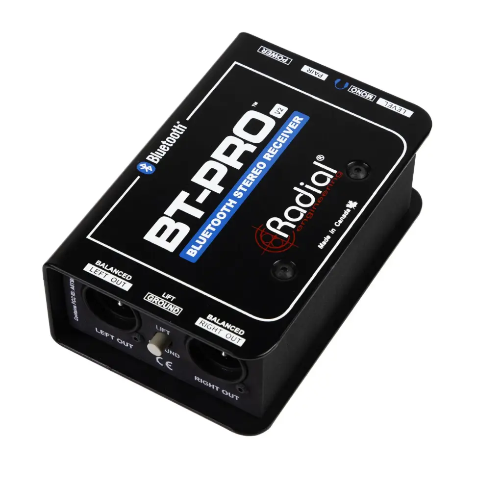 Radial BT-PRO V2 - Stereo DI Bluetooth Receiver - Audio Connectivity