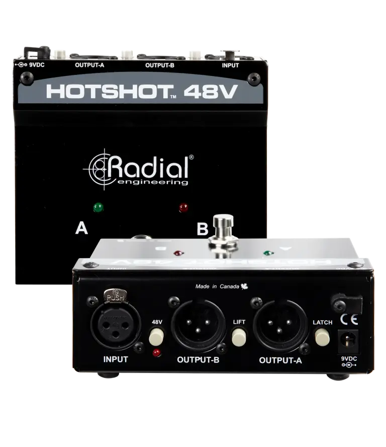 Radial HotShot 48 - Sélecteur de Microphone - Switch Silencieux