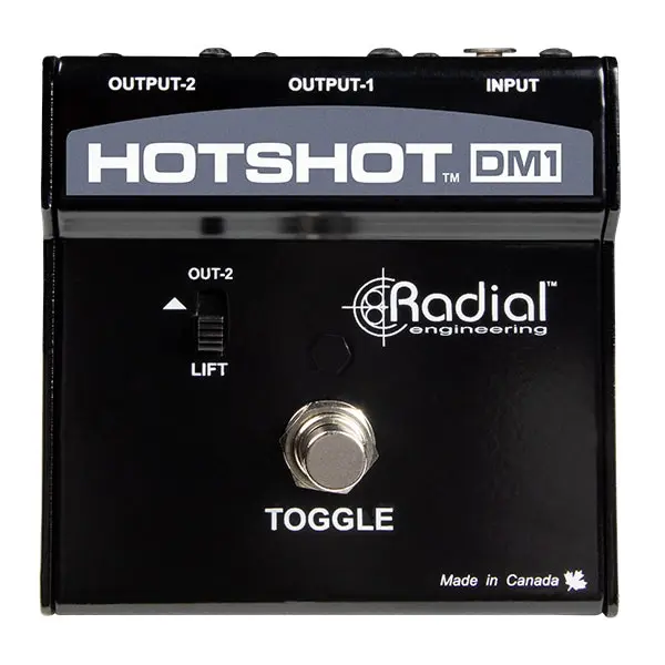 Radial Hotshot DM1 Selecteur de Sortie de Microphone a/ mute