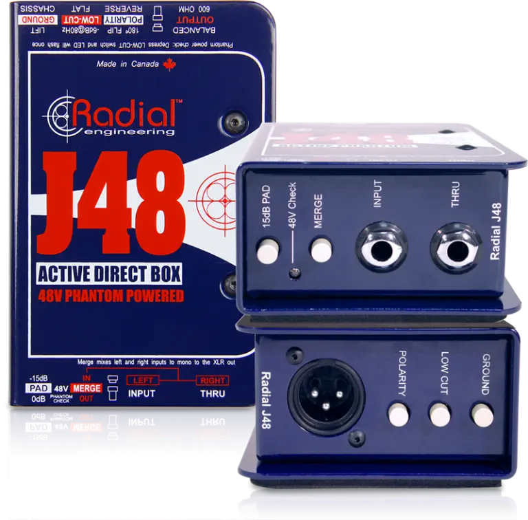 Radial J48 - Boîte Directe Active - DI Box