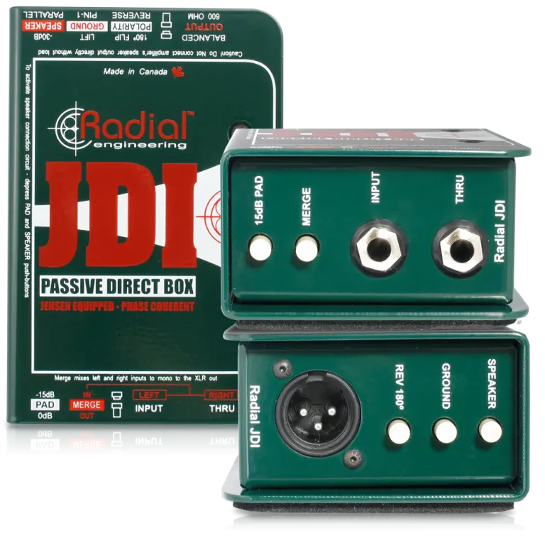 Radial JDI - Boîte Directe Passive - Performance Pure