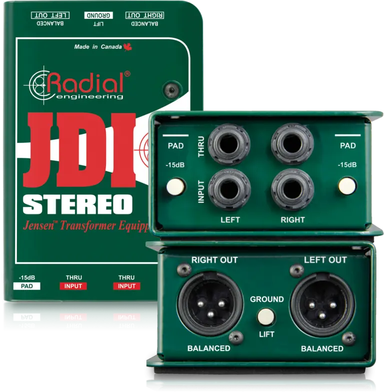 Radial JDI Stereo - Boite Directe Stereo - Performance Audio