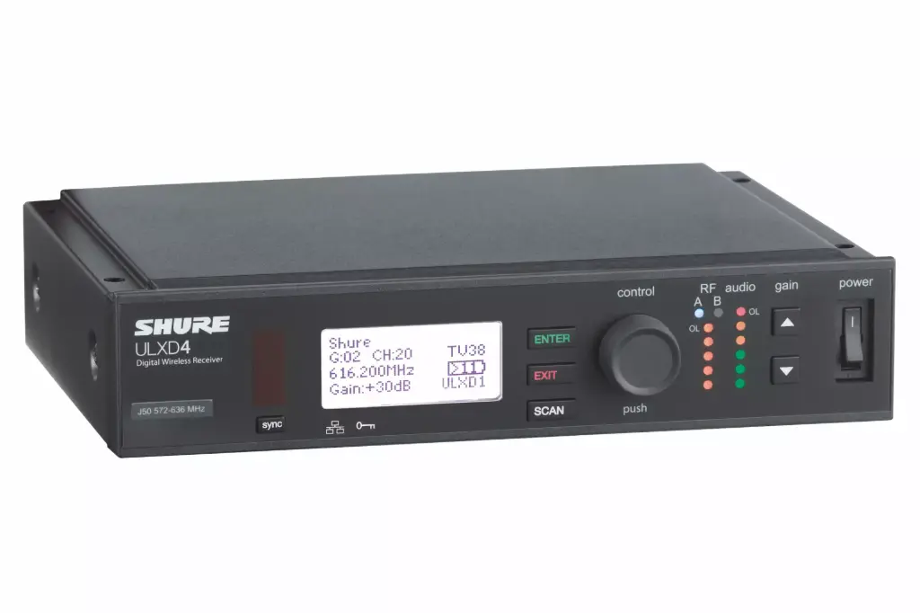 Shure ULXD4-G50 - Récepteur Sans Fil Mono-Canal