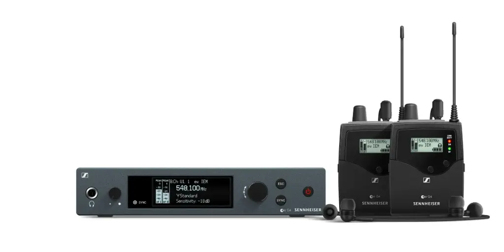 Sennheiser EW IEM G4-TWIN-A Ensemble retour de son (2 récep)