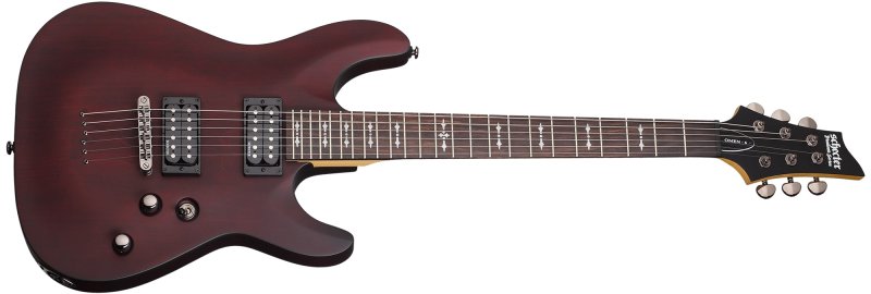 Schecter 2062-SHC - Guitare Électrique - Omen 6 Walnut Satin