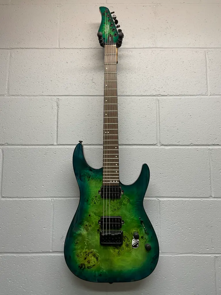 Schecter C-6 PRO Aqua Burst - Guitare Électrique-3632-SHC