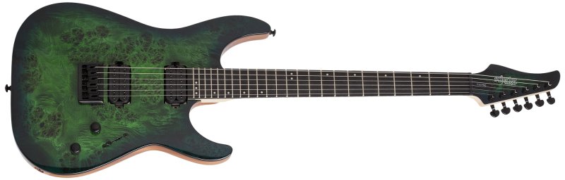 Schecter C-6 PRO Aqua Burst - Guitare Électrique