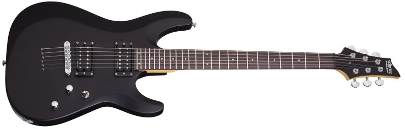 Schecter C6 Deluxe - Guitare Électrique - Noir Satin