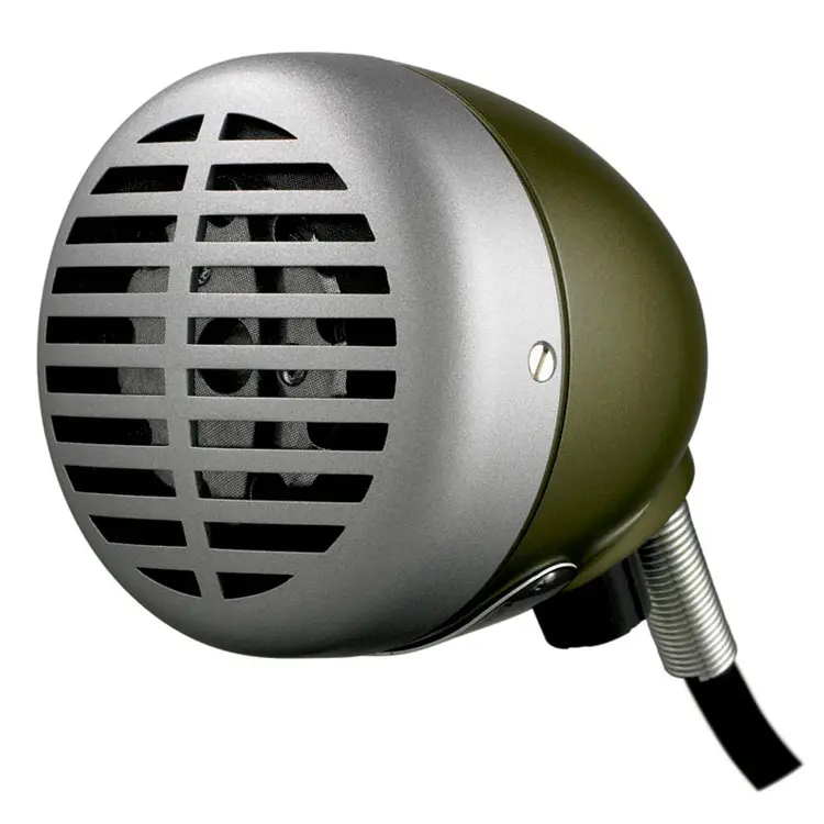 Shure 520DX Mic. Green Bullet Dynamique Omni.  Har
