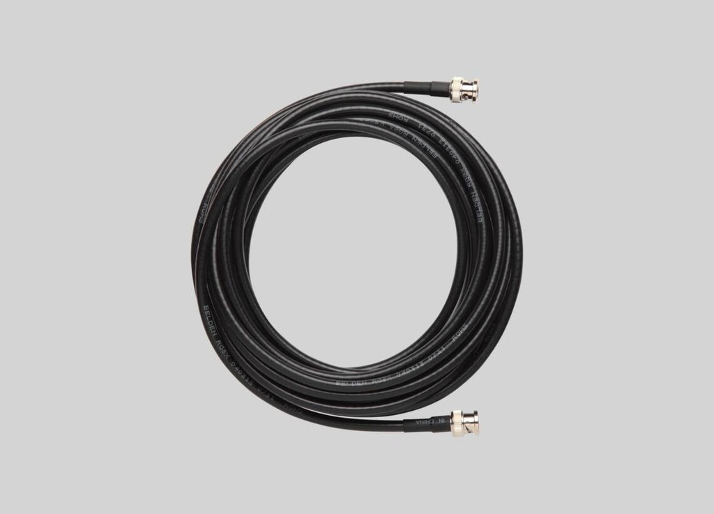 Shure UA825, câble d'antenne coaxial BNC de 25 pi (7,5 m)