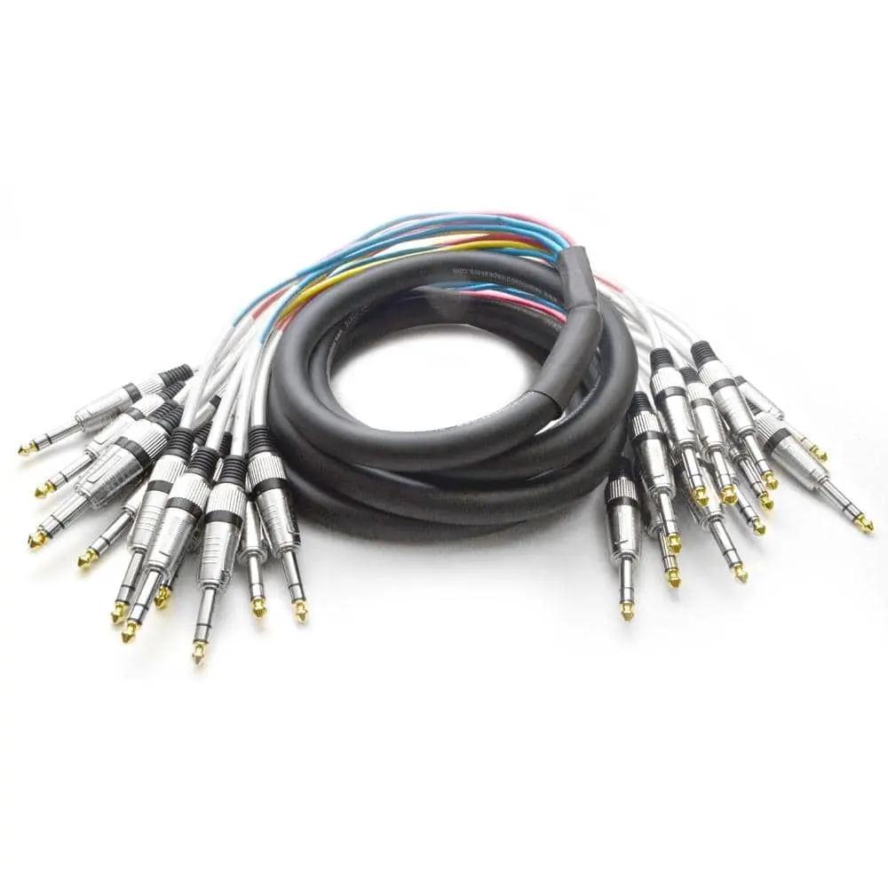 Digiflex SN 14TRS - Snake 1/4TRS x 1/4TRS 10' - Audio Cable