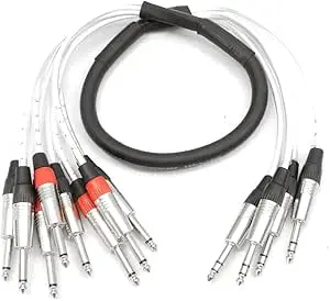 Digiflex Snake 4x 1/4TRS - 8x 1/4 - Insert Cable - Pro Audio