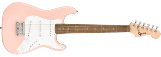 Squier Mini Stratocaster - Pale Pink - Children's Guitar
