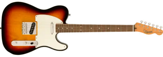 Squier CV 60's Custom Tele - Guitare Électrique - Manche Laurier Sunburst