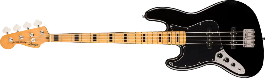 Squier CV 70's Jazz Bass Gauchère - Basse - Manche Érable Noire
