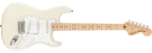 Squier Affinity Series Strat Manche Érable Blanc Olympien