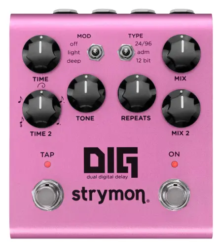 Strymon DIG v2 - Pédale de Delay Digital Double - Effets Guitare