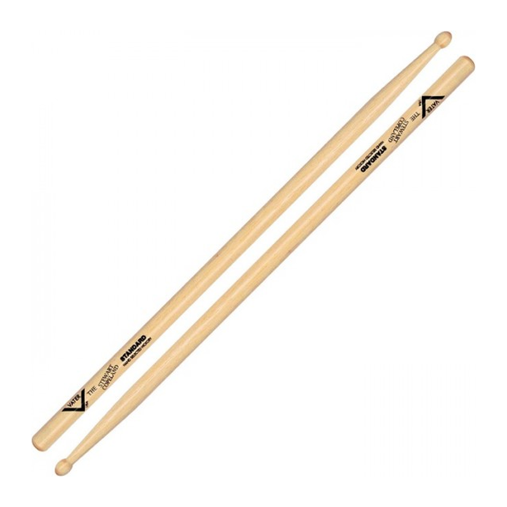 Vater The Stewart Copeland Standard — Baguettes de batterie en hickory, pointe en bois