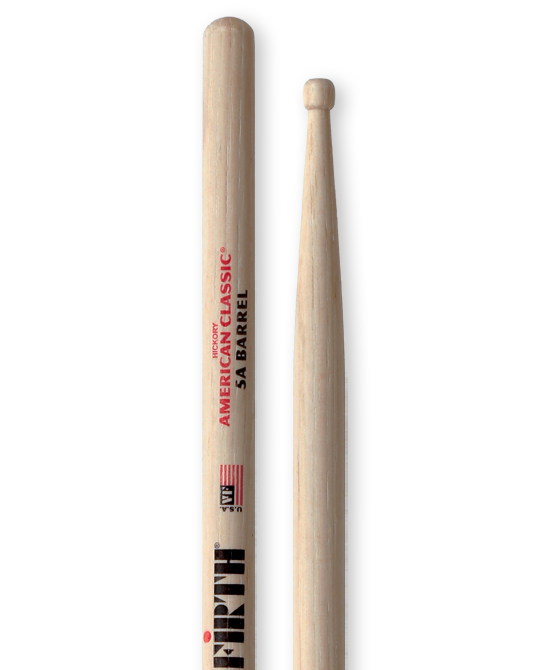 Vic Firth 5ABRL - Baguettes 5A - Revêtement Antidérapant