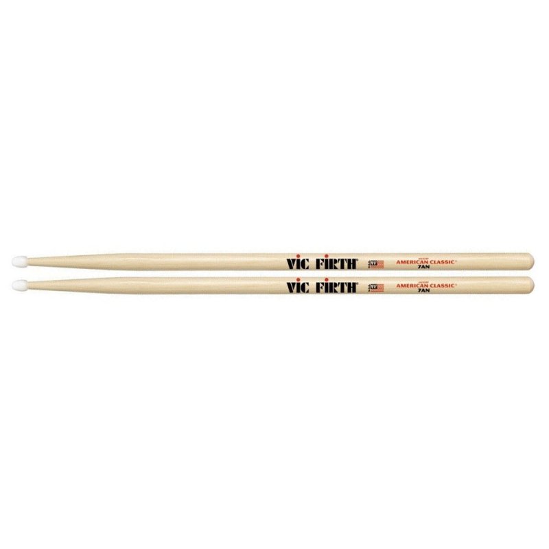 Vic Firth 7AN - Baguettes de Batterie - Embout en Nylon
