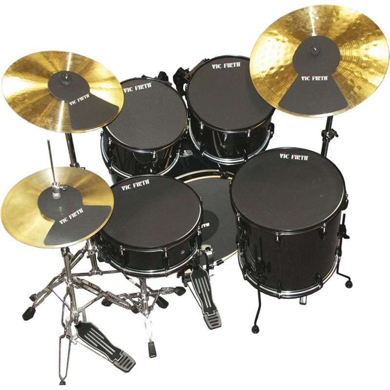 Vic Firth MUTEPP6 - Kit de Sourdine pour Batterie 10-12-14-16